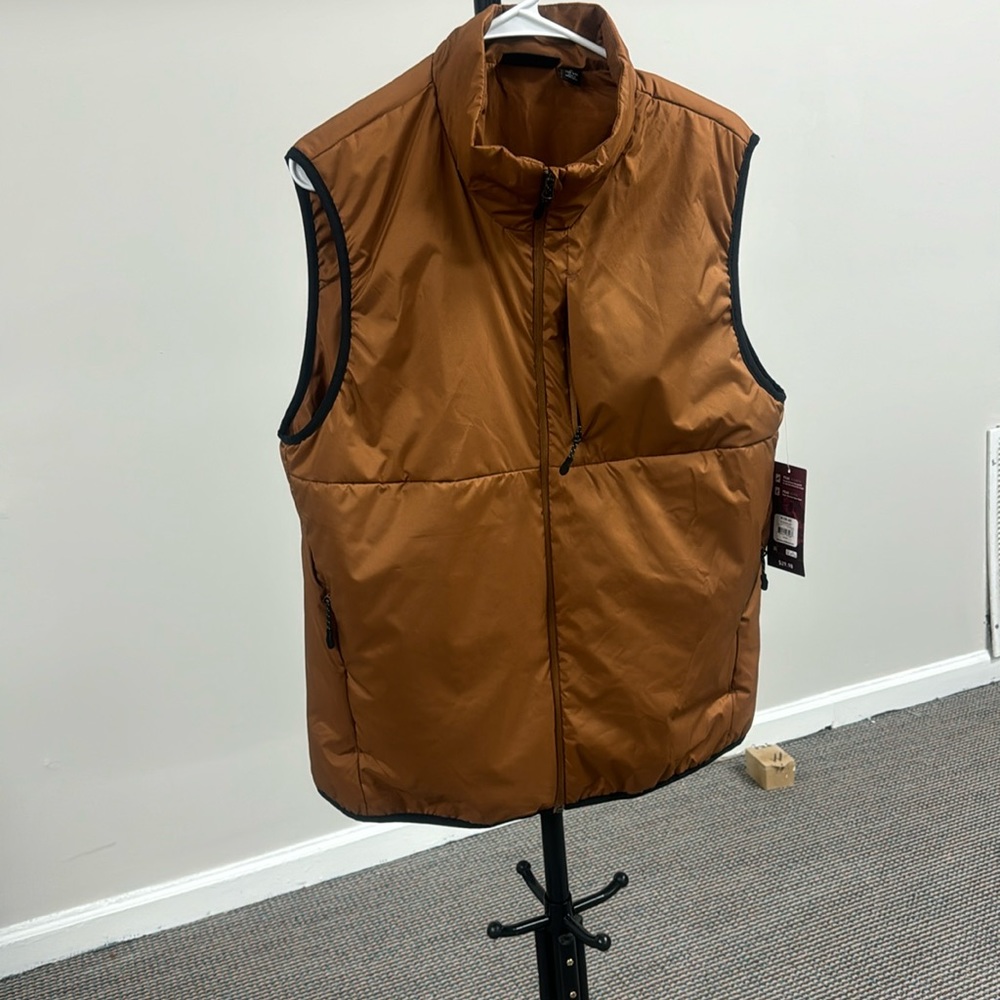 Swiss tech vest size 38-40 light brown color